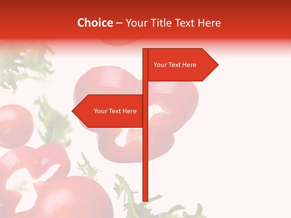 Leaf Vegetarian Cuisine PowerPoint Template