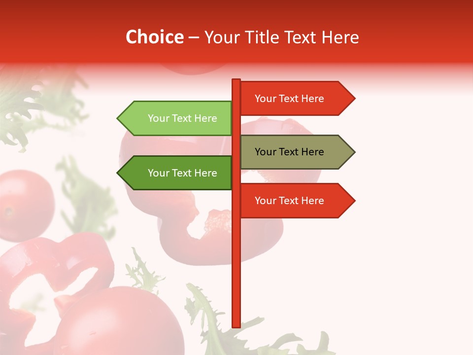 Leaf Vegetarian Cuisine PowerPoint Template