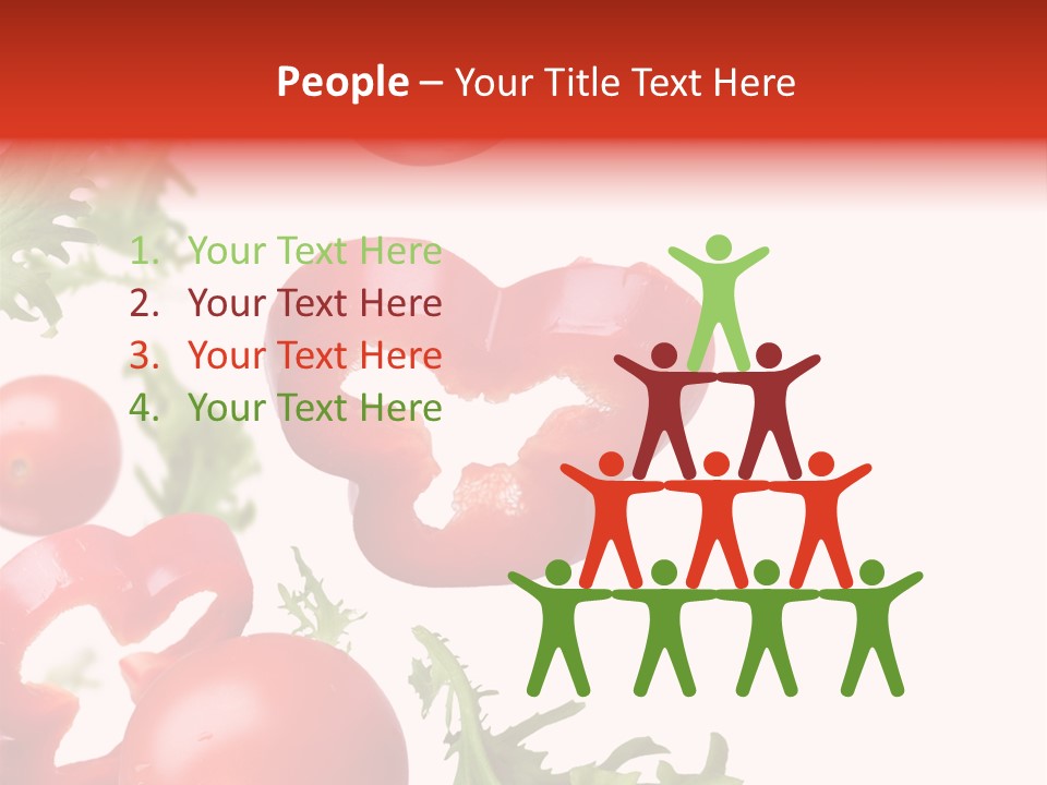 Leaf Vegetarian Cuisine PowerPoint Template