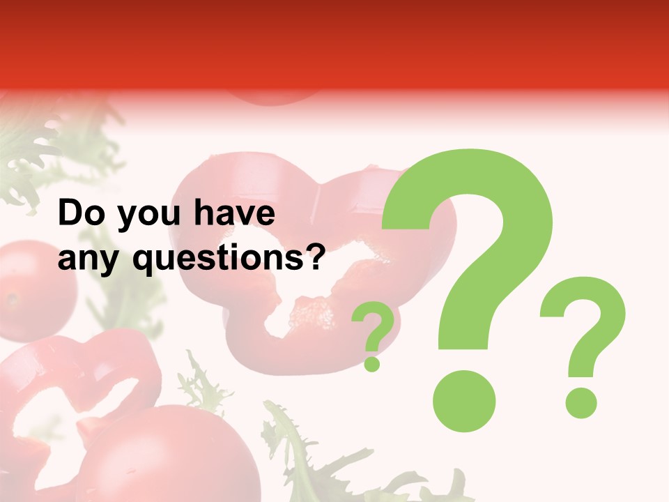 Leaf Vegetarian Cuisine PowerPoint Template