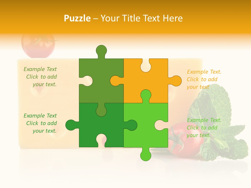 Leaf Product Still Life PowerPoint Template