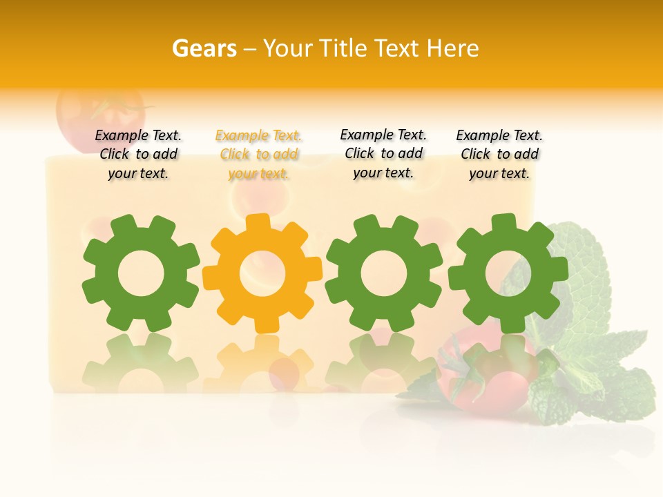 Leaf Product Still Life PowerPoint Template