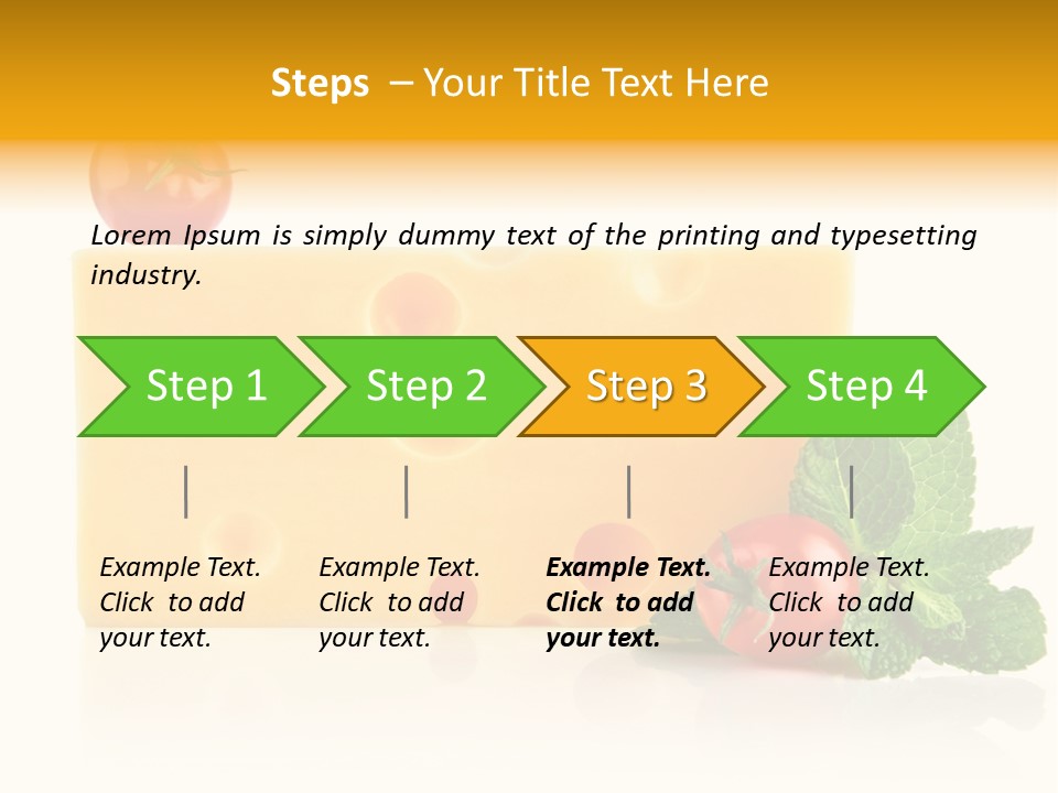 Leaf Product Still Life PowerPoint Template