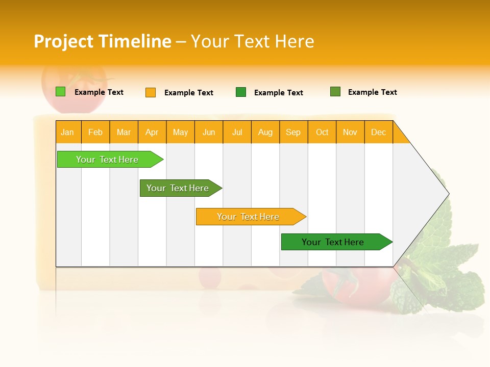 Leaf Product Still Life PowerPoint Template