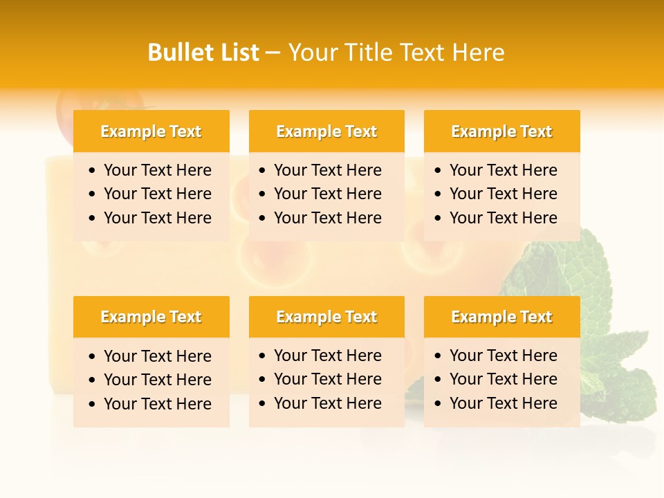 Leaf Product Still Life PowerPoint Template