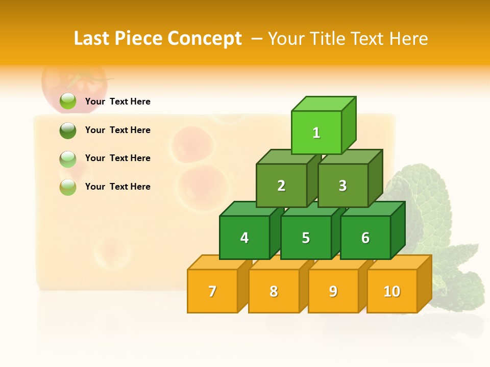 Leaf Product Still Life PowerPoint Template