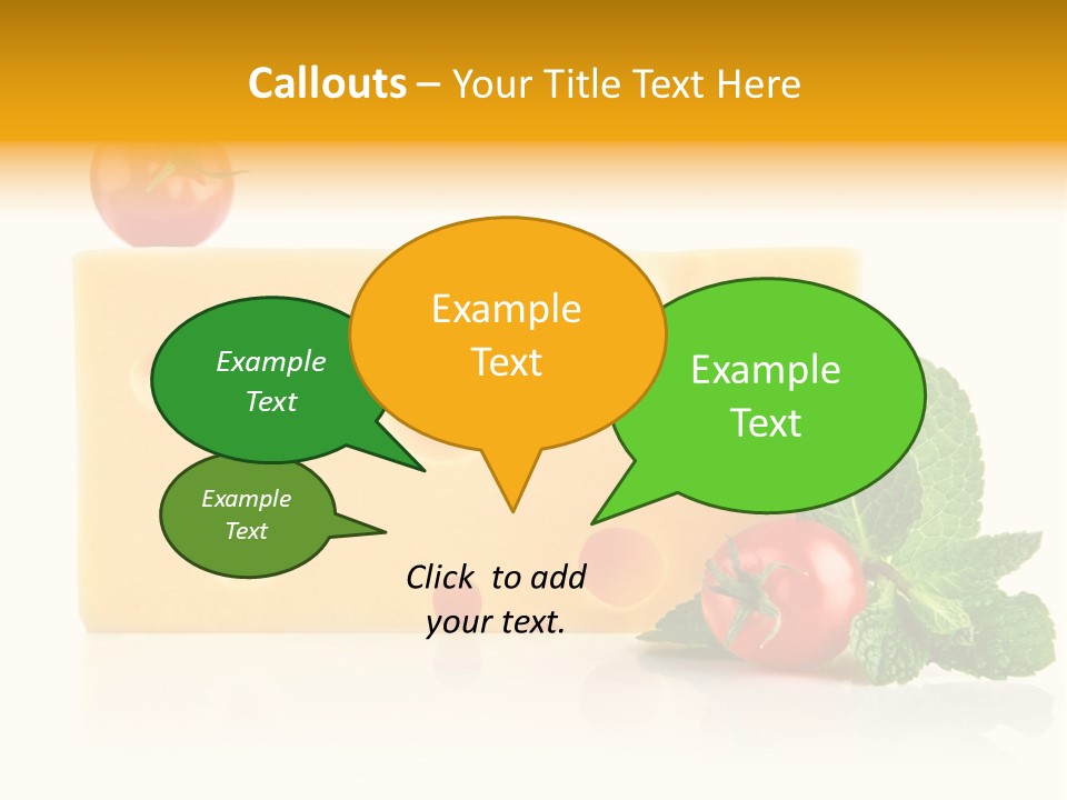 Leaf Product Still Life PowerPoint Template