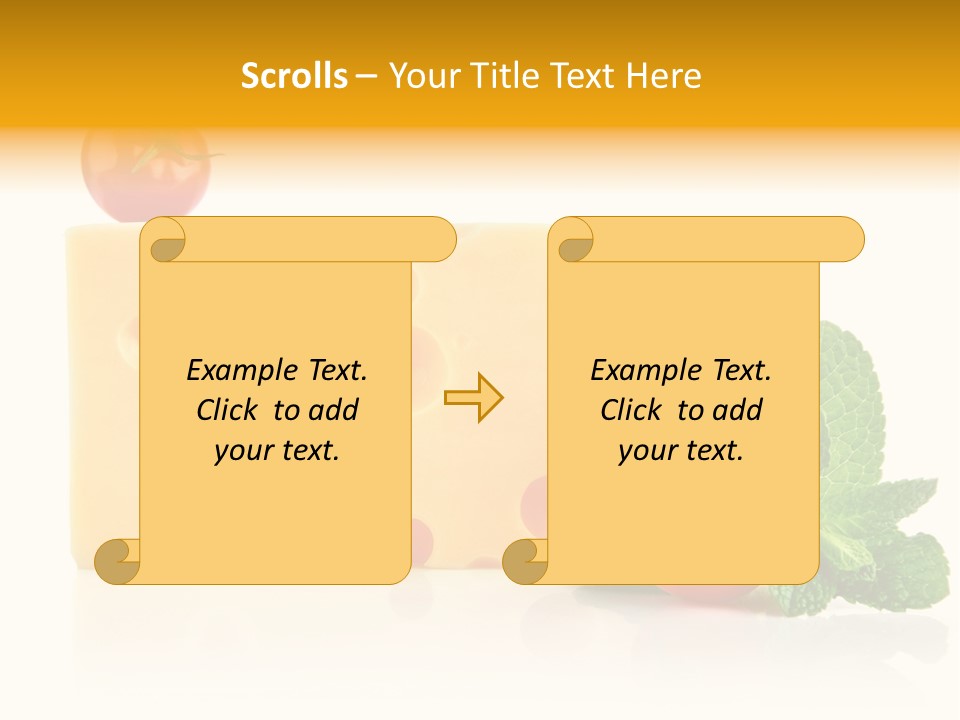 Leaf Product Still Life PowerPoint Template