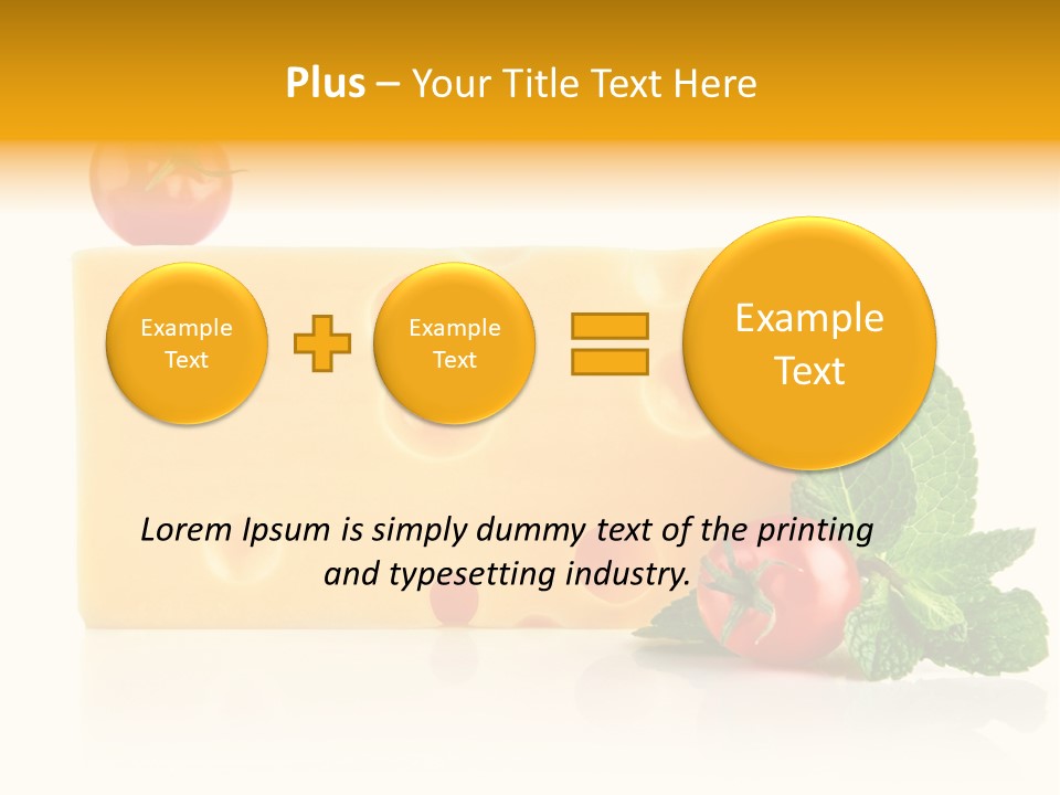Leaf Product Still Life PowerPoint Template