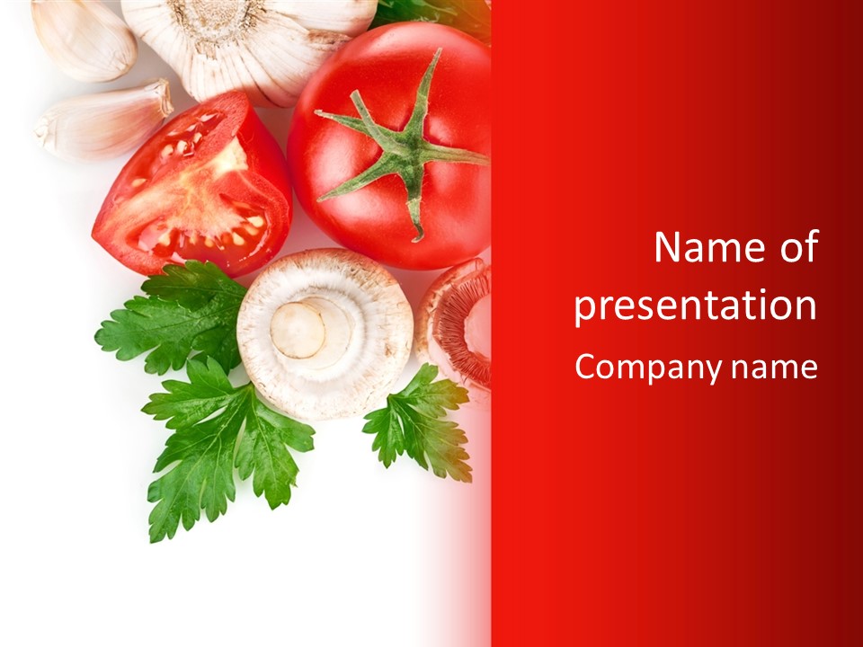 Food Ration Juicy PowerPoint Template