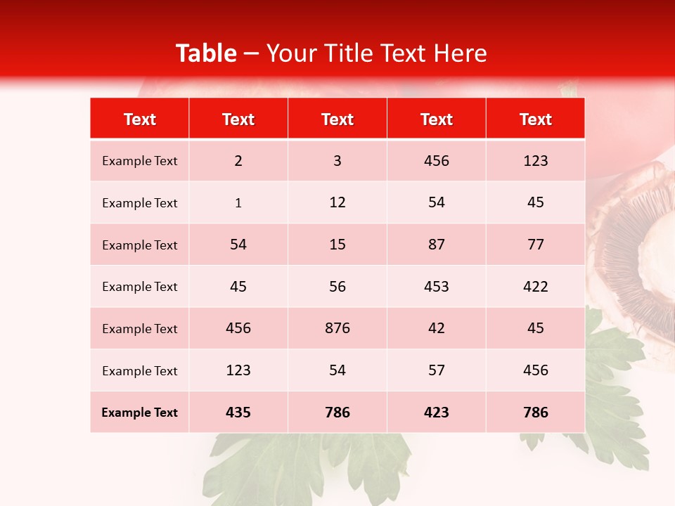 Food Ration Juicy PowerPoint Template