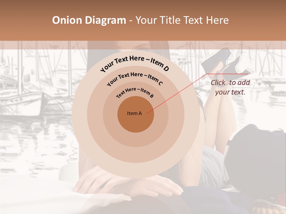 Natural Pose European PowerPoint Template