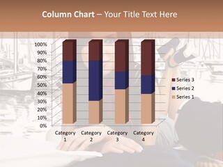 Natural Pose European PowerPoint Template