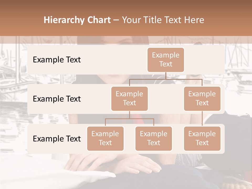 Natural Pose European PowerPoint Template