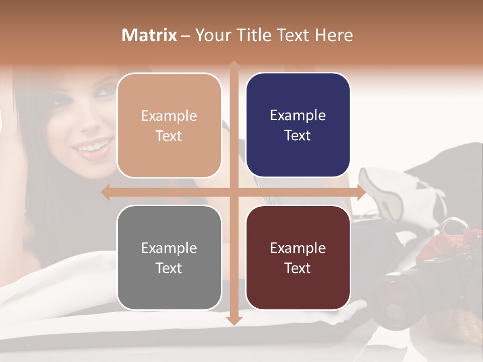 Sea Girl Lifestyle PowerPoint Template