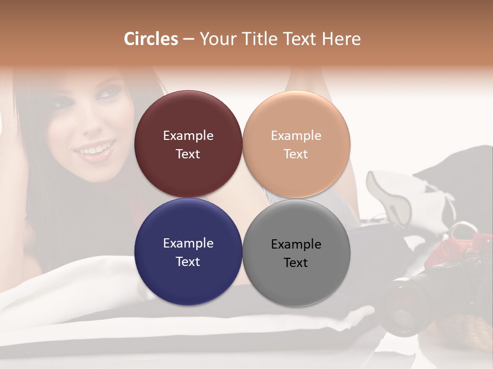 Sea Girl Lifestyle PowerPoint Template