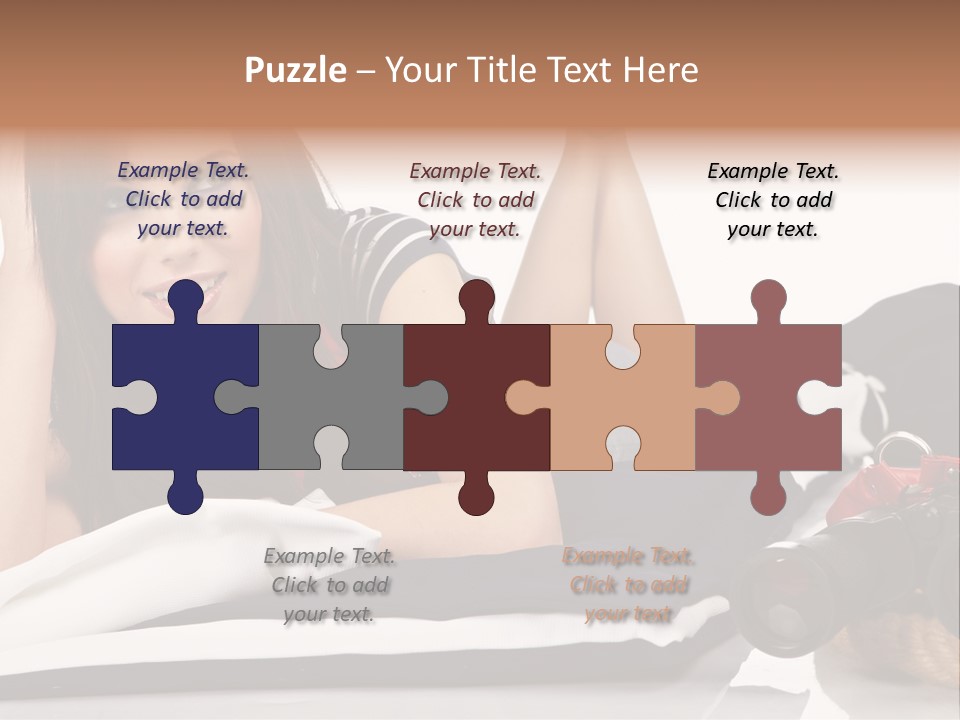 Sea Girl Lifestyle PowerPoint Template