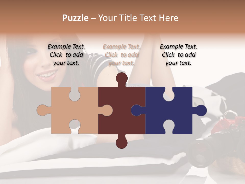 Sea Girl Lifestyle PowerPoint Template