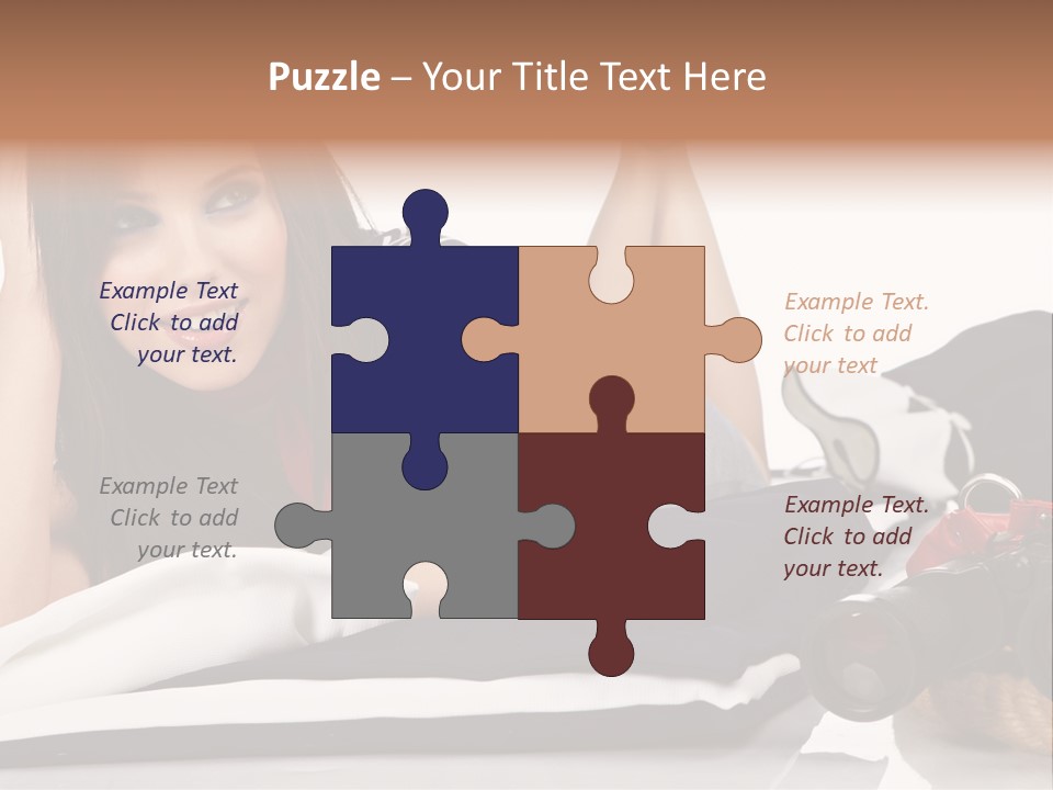 Sea Girl Lifestyle PowerPoint Template