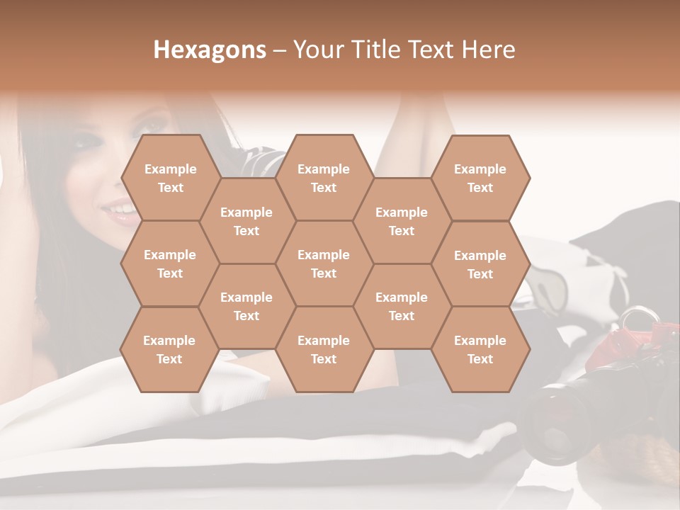 Sea Girl Lifestyle PowerPoint Template