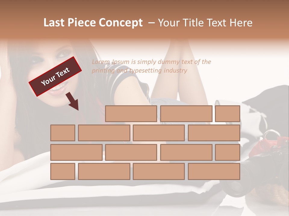 Sea Girl Lifestyle PowerPoint Template