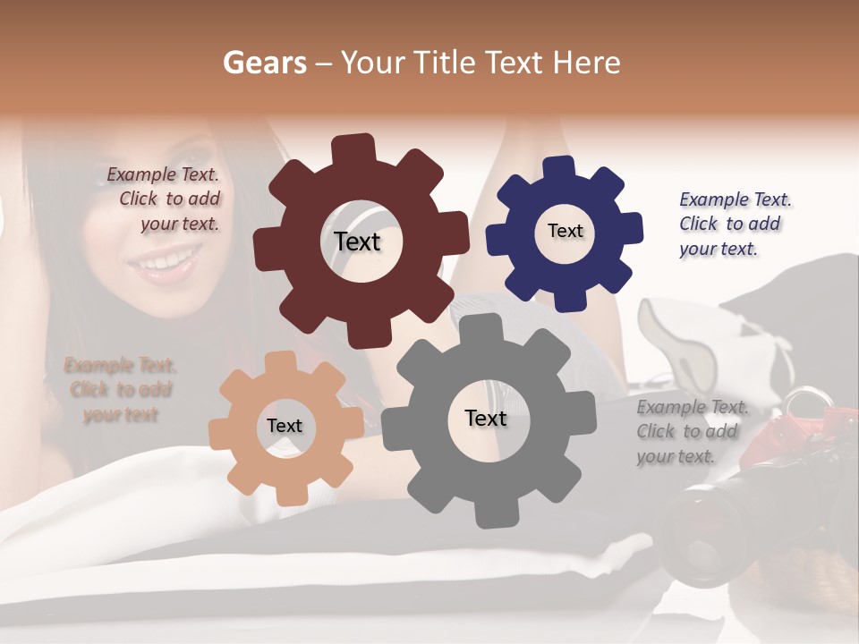 Sea Girl Lifestyle PowerPoint Template