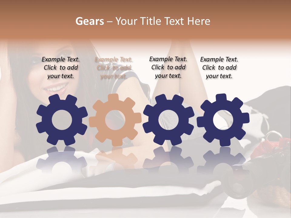 Sea Girl Lifestyle PowerPoint Template