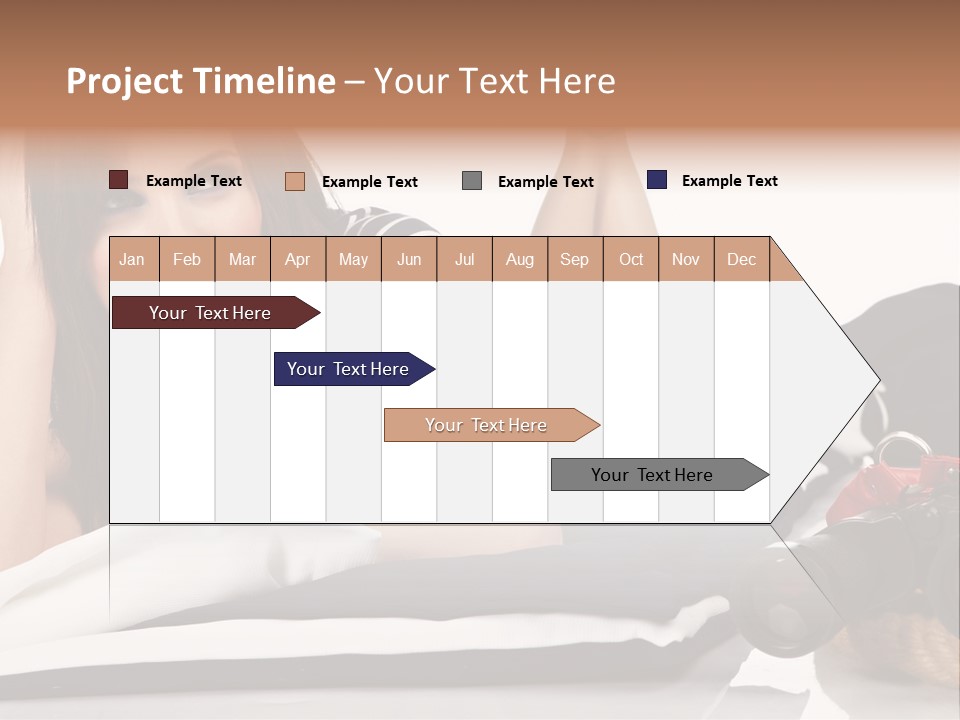 Sea Girl Lifestyle PowerPoint Template