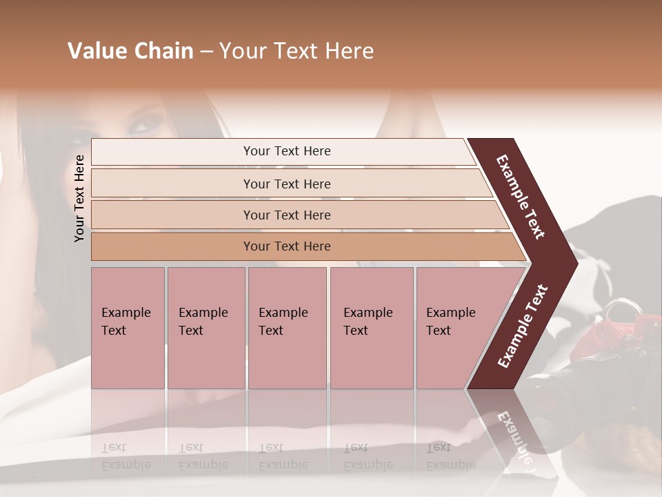 Sea Girl Lifestyle PowerPoint Template