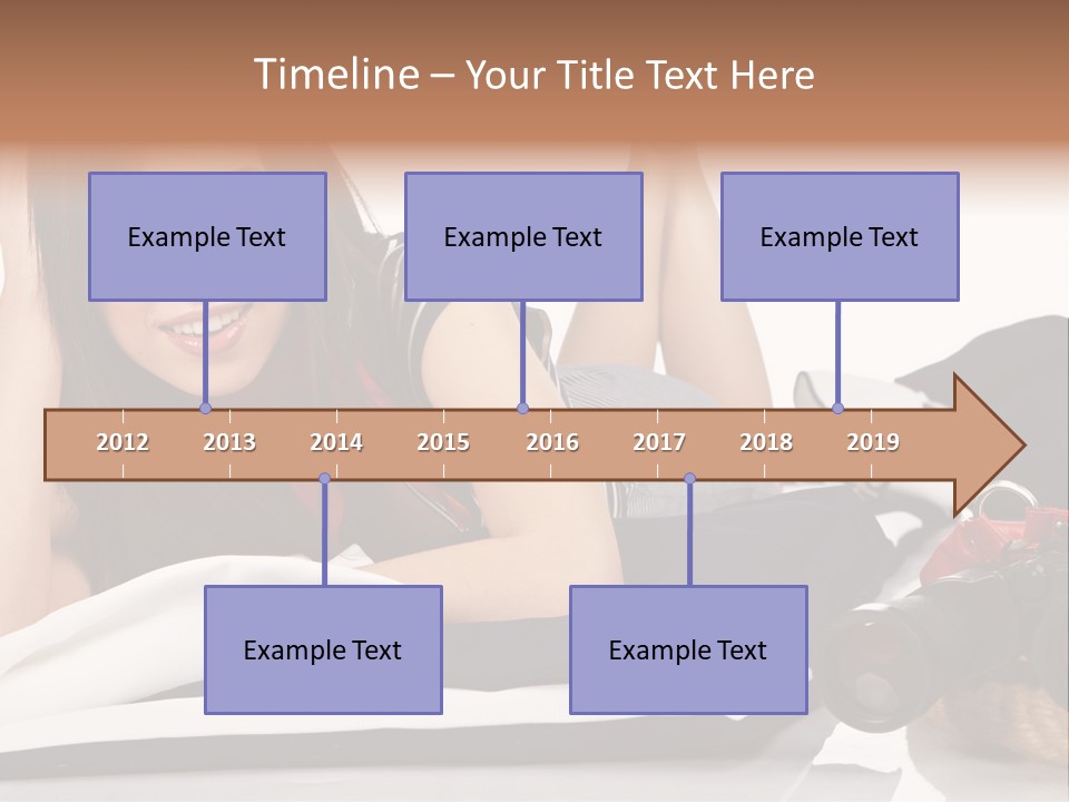 Sea Girl Lifestyle PowerPoint Template