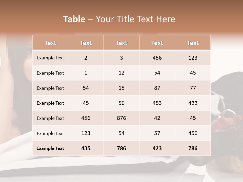 Sea Girl Lifestyle PowerPoint Template