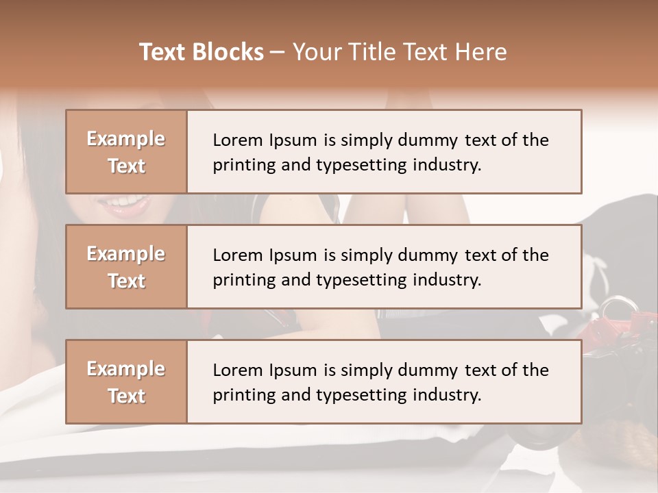 Sea Girl Lifestyle PowerPoint Template