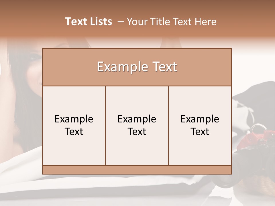 Sea Girl Lifestyle PowerPoint Template