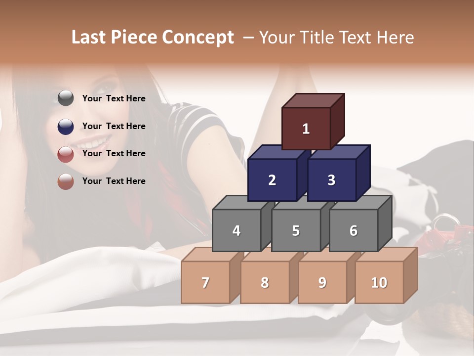 Sea Girl Lifestyle PowerPoint Template