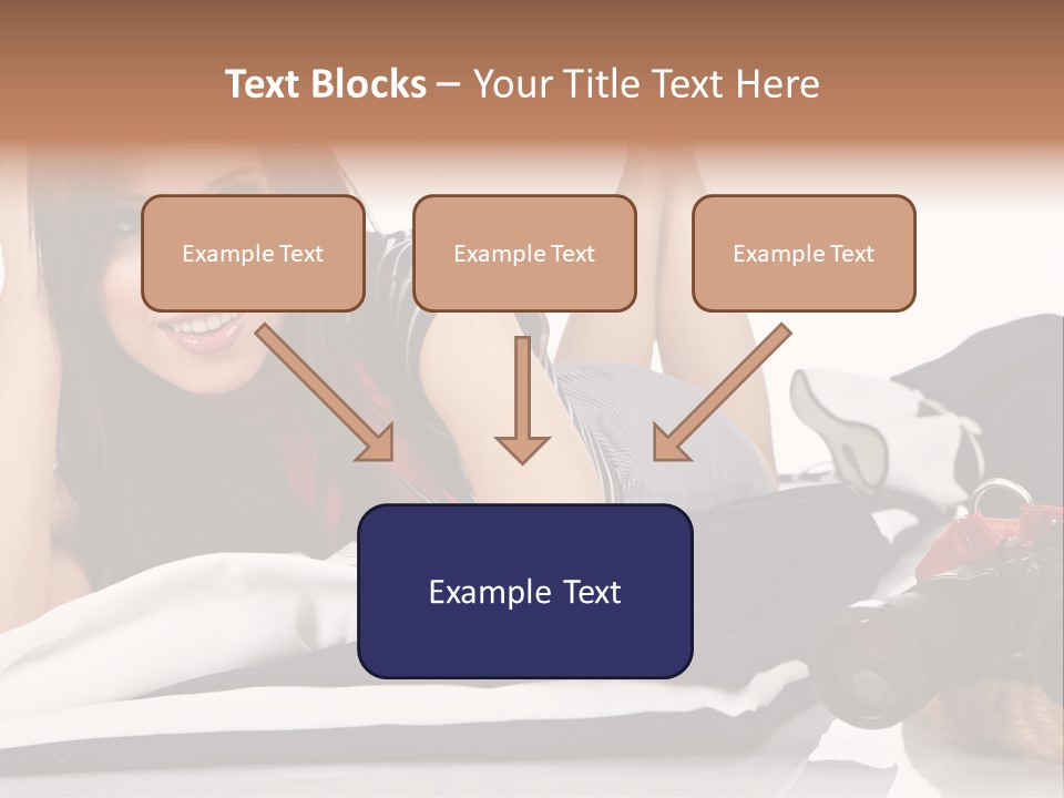 Sea Girl Lifestyle PowerPoint Template