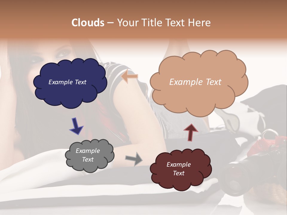 Sea Girl Lifestyle PowerPoint Template