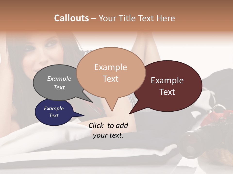 Sea Girl Lifestyle PowerPoint Template