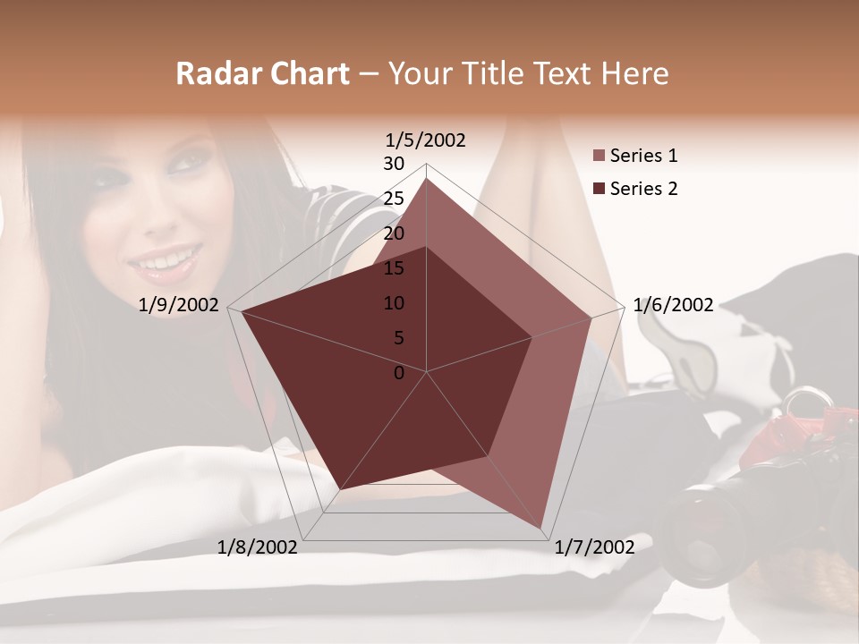 Sea Girl Lifestyle PowerPoint Template