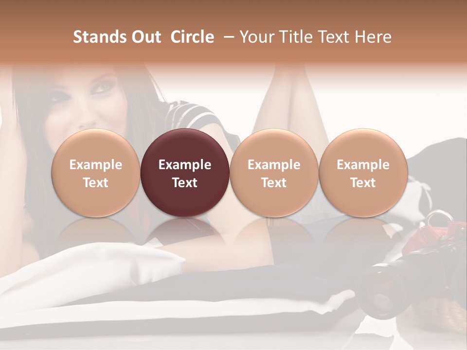 Sea Girl Lifestyle PowerPoint Template