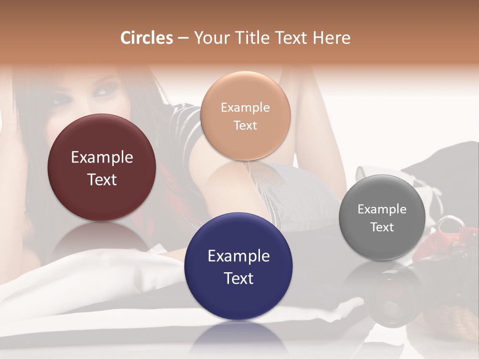 Sea Girl Lifestyle PowerPoint Template