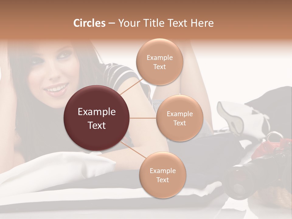 Sea Girl Lifestyle PowerPoint Template