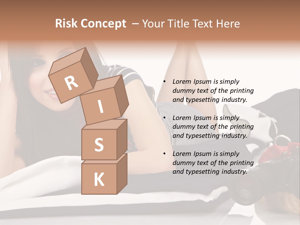 Sea Girl Lifestyle PowerPoint Template