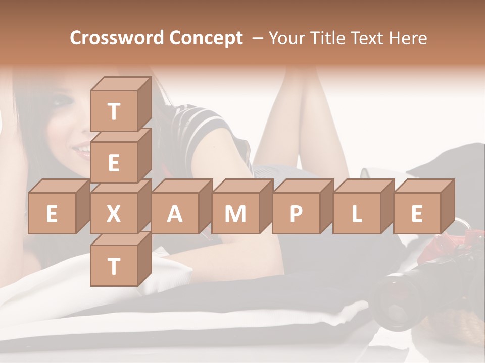 Sea Girl Lifestyle PowerPoint Template