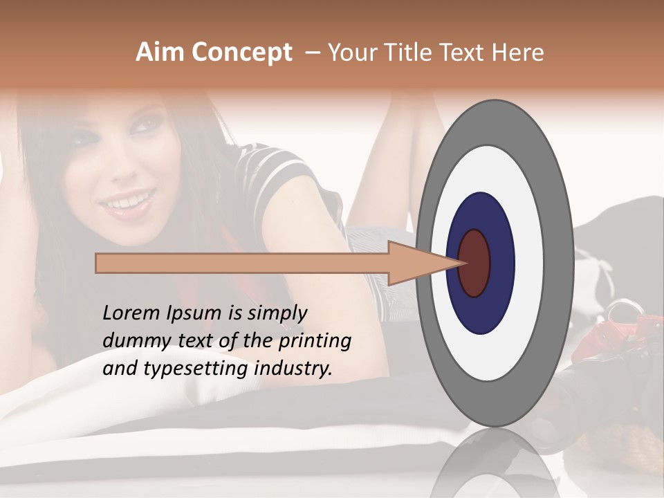 Sea Girl Lifestyle PowerPoint Template