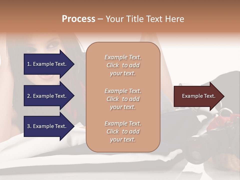 Sea Girl Lifestyle PowerPoint Template