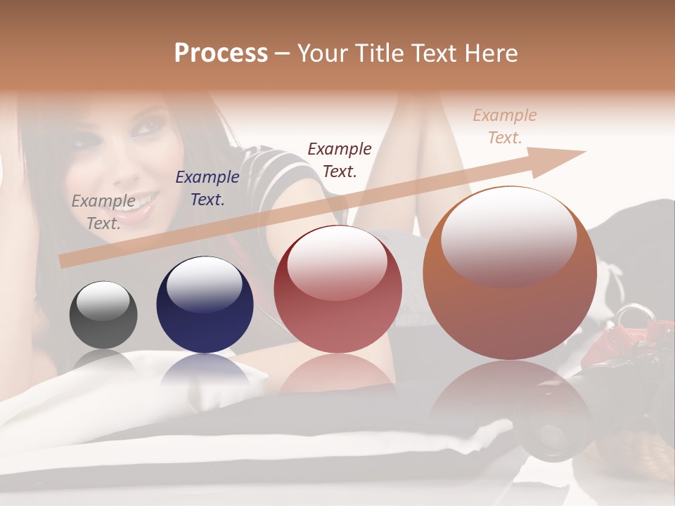 Sea Girl Lifestyle PowerPoint Template