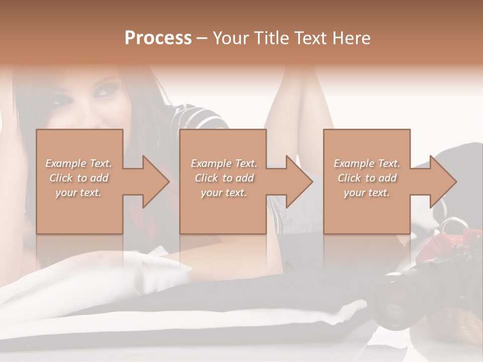 Sea Girl Lifestyle PowerPoint Template