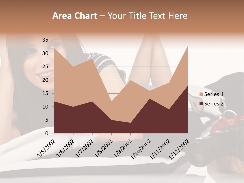 Sea Girl Lifestyle PowerPoint Template