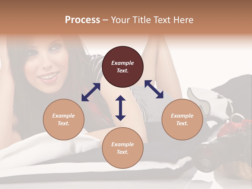 Sea Girl Lifestyle PowerPoint Template