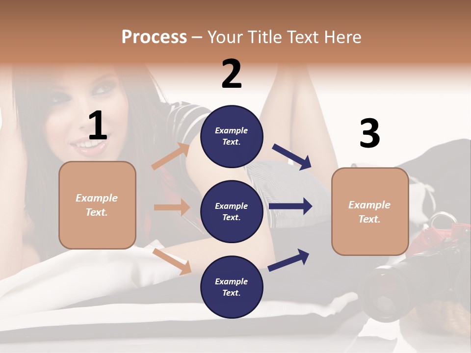 Sea Girl Lifestyle PowerPoint Template